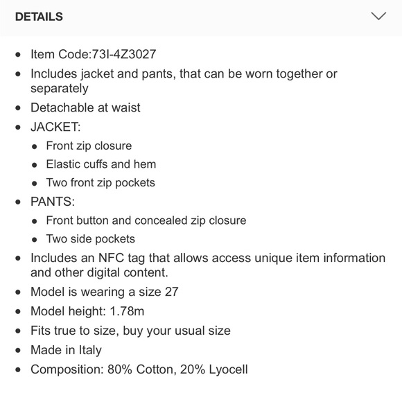 MCQ cotton blend jumpsuit size jeans 30 - Picture 9 of 17